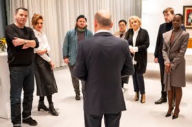 Die Jury beim Kanzler