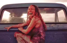 Schlussszene aus TEXAS CHAIN SAW MASSACRE - 1974