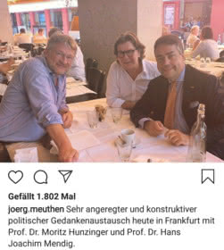 Jörg Meuthen mit Hans Joachim Mendig