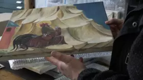 Filmszene »Kunst kommt aus dem Schnabel wie er gewachsen ist«