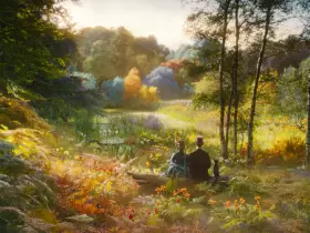Filmszene »Die wundersame Welt des Louis Wain«